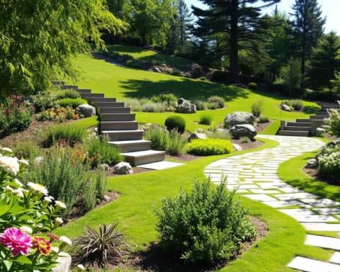 flagstone walkway ideas