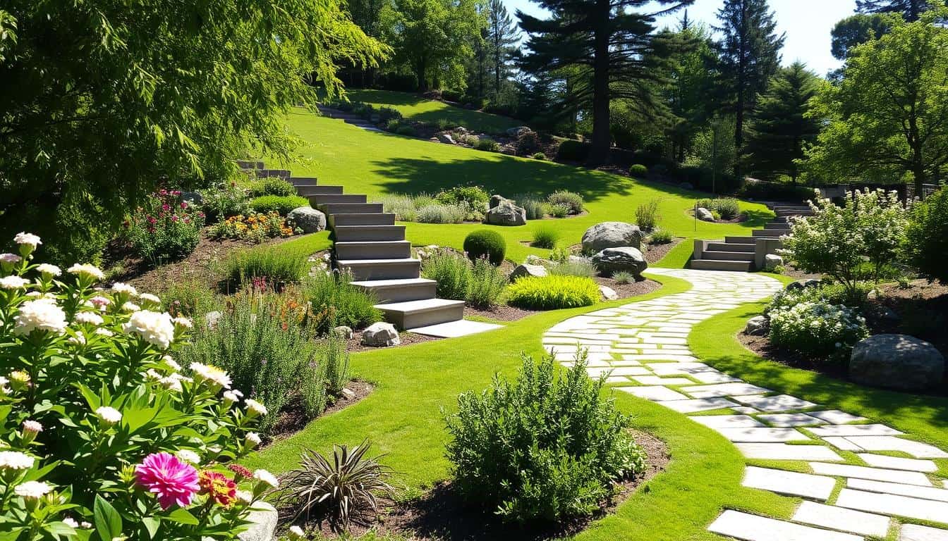 flagstone walkway ideas
